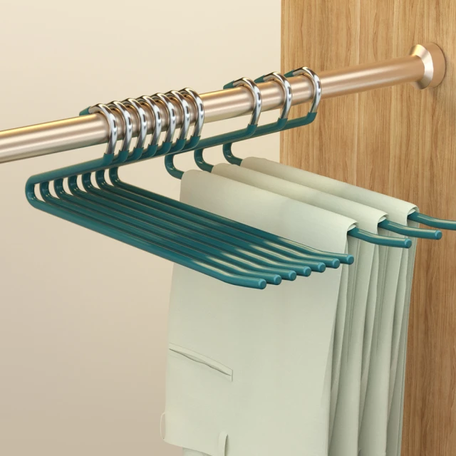 鵝型褲架家用雙層褲掛防滑褲子節省空間掛架衣架衣櫃內置收納神器 歷史價格詳細信息