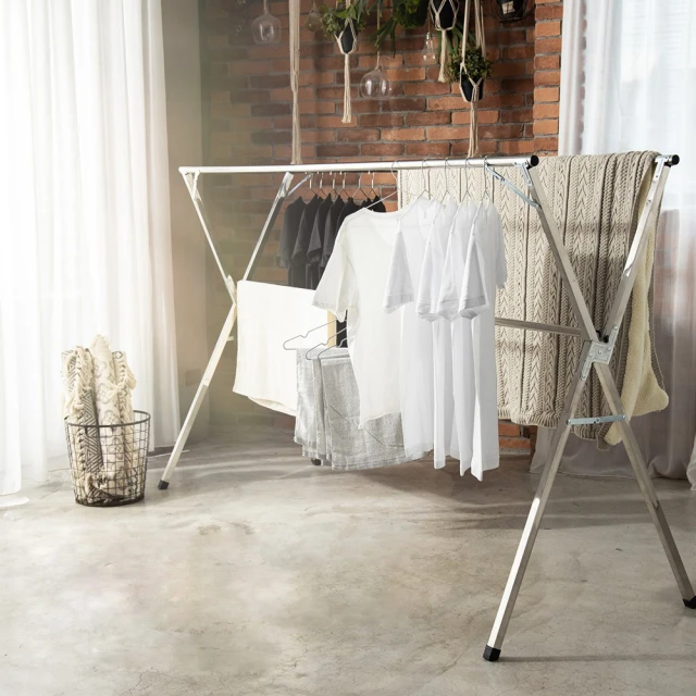 【不鏽鋼伸縮曬衣桿2.74-3.2m】加粗 免釘免打孔超強承重 晾衣架窗簾桿浴簾桿衣架桿陽台桿吊衣桿 歷史價格詳細信息