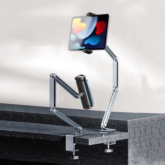 懸臂式懶人手機支架 床頭手機架 桌面手機架 手機平板通用 手機夾 直播 自拍 折疊伸縮支架 追劇神器 床頭萬向手機架 歷史價格詳細信息
