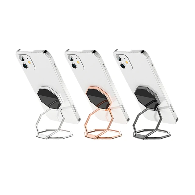台隆手創館 E.B.MADE 360度折疊式手機支架(黑/玫瑰金/銀) 歷史價格詳細信息