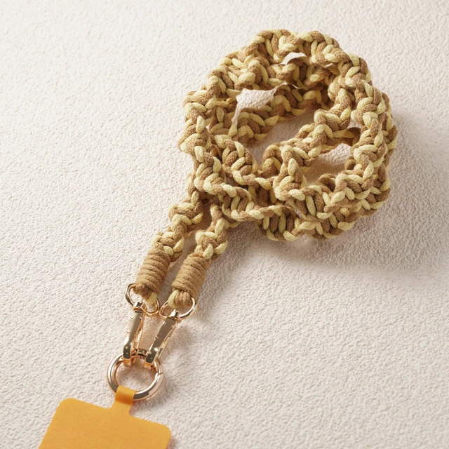 【W.wear】斜背混搭織手機掛繩(手機背帶/背繩/防掉手機繩/手工編織繩) 歷史價格詳細信息