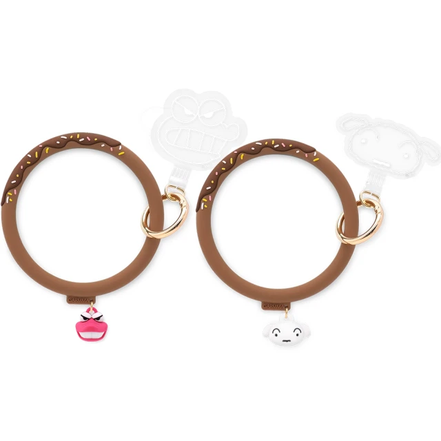 手機防丟掛環 矽膠手環掛圈+透明掛片 莫蘭迪色系手機腕環  馬卡龍色 手機手環 歷史價格詳細信息