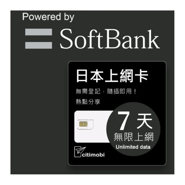 【citimobi】日本上網卡-7天吃到飽(不限流量) 歷史價格詳細信息
