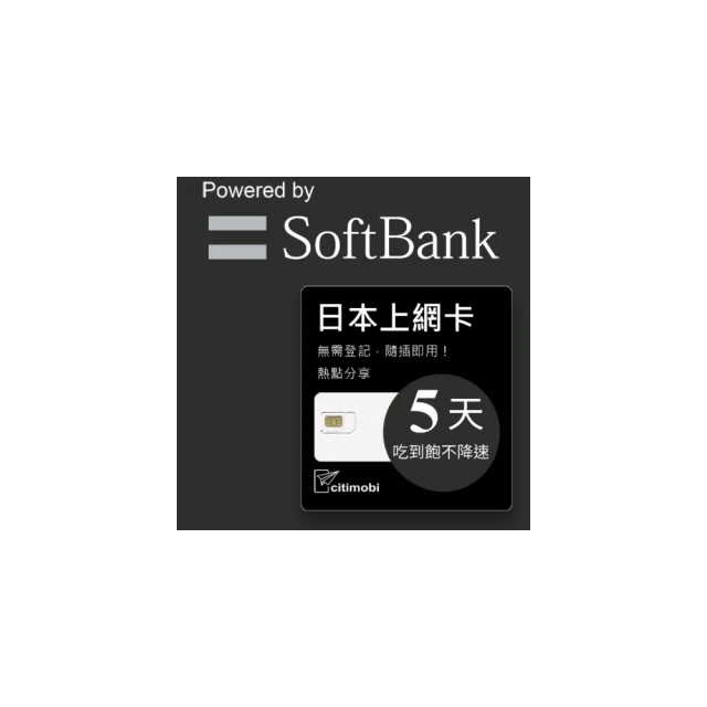 【citimobi】日本上網卡5天吃到飽(1GB/日高速流量) 歷史價格詳細信息
