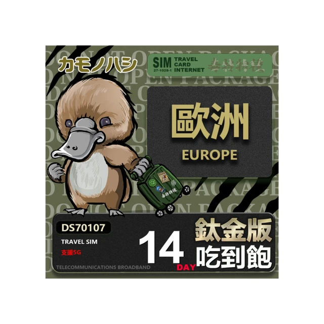 【鴨嘴獸 旅遊網卡】歐洲鈦金版 7天吃到飽 純上網 不降速 歐洲上網卡 吃到飽網卡 歷史價格詳細信息