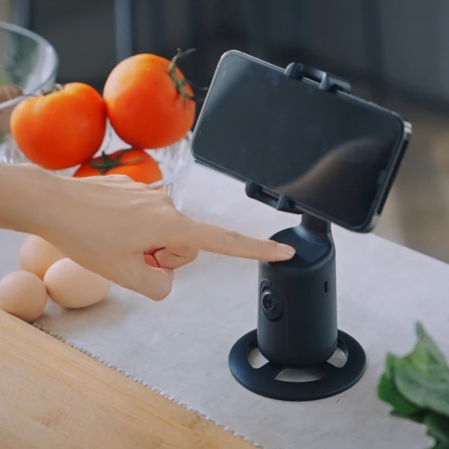 人臉追蹤手機支架ai智能識別自拍杆360度遙控戶外旅遊架 歷史價格詳細信息