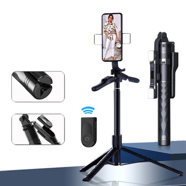 ANTIAN 補光燈麥克風手機支架 直播錄音美顏桌面支架 穩固三腳架 手持自拍補光燈支架 歷史價格詳細信息