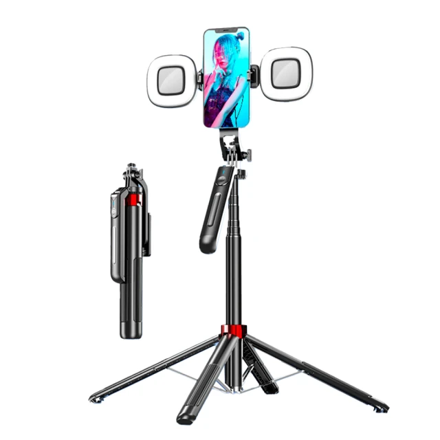 MEFU曜石2.0藍牙自拍棒 曜石無瑕 穩定器 手機腳架 補光燈腳架 自拍 可調三腳架 手機自拍 藍芽 自拍神器 C05 歷史價格詳細信息