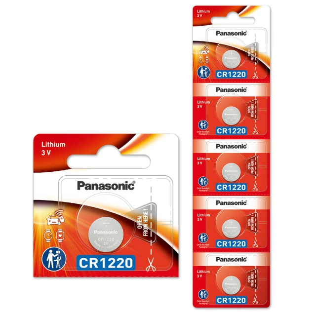 【Panasonic 國際牌】CR1220 鈕扣型電池 3V專用鋰電池-5顆入 價格比較,價格查詢,歷史價格詳細信息