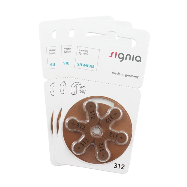 助聽器電池A312powerP312日本進日本口紐扣鋅空氣1.45V一卡六粒 歷史價格詳細信息