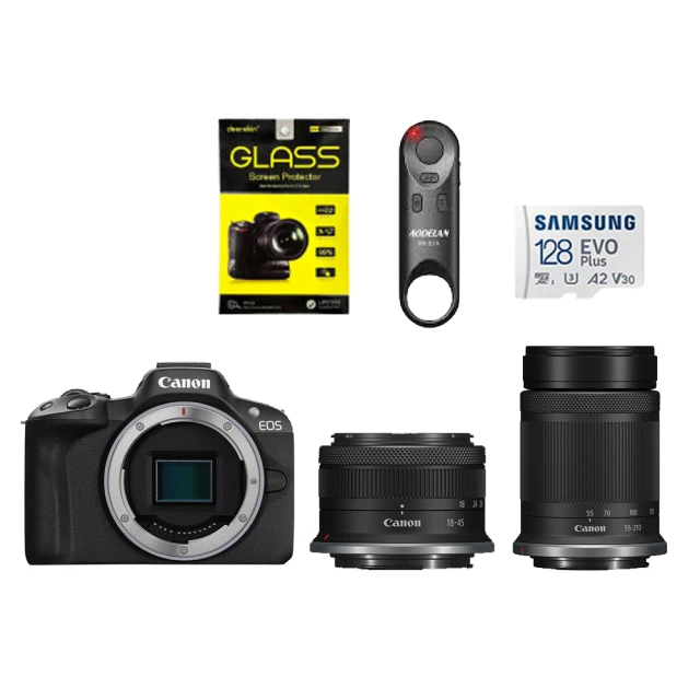 Canon EOS R50+藍牙遙控器+CR-2613包+鋼化貼+A-2218防潮盒+128G+副廠電池 黑色單機身 (公司貨) 歷史價格詳細信息