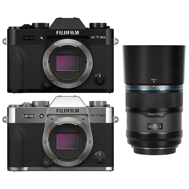 【FUJIFILM 富士】X-T30 II 單機身 + SIRUI Sniper 75mm F1.2 APSC 鏡頭 --公司貨 歷史價格詳細信息