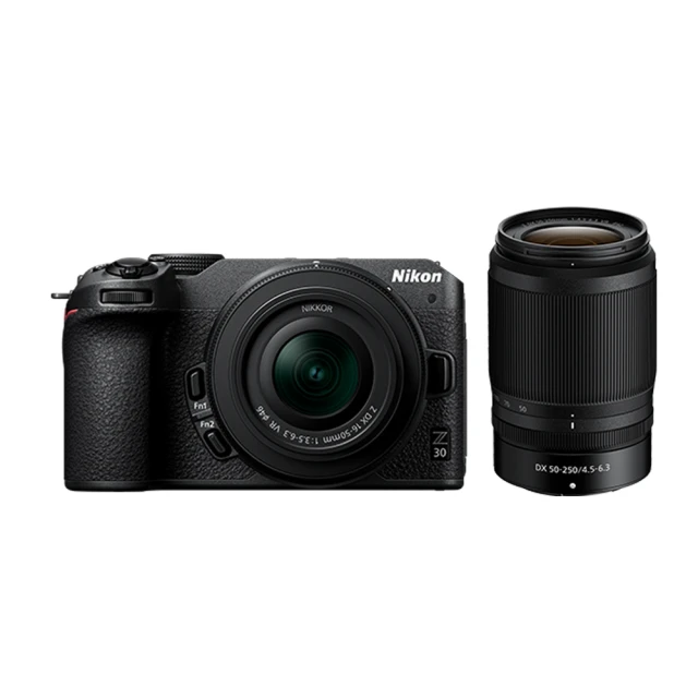 【Nikon 尼康】Z30+ Z DX 16-50mm F3.5-6.3 VR+Z DX 50-250mm F4.5-6.3 VR 雙鏡組(公司貨) 歷史價格詳細信息