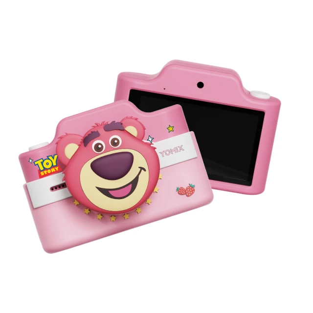 【YOMIX 優迷】迪士尼熊抱哥Wi-Fi兒童數位相機Lotso-KidCamera2(4800萬畫素/觸控式/玩具總動員大頭貼) 歷史價格詳細信息
