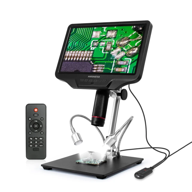 Andonstar AD105S 4.3吋螢幕USB數位電子顯微鏡+LED底座平台 歷史價格詳細信息