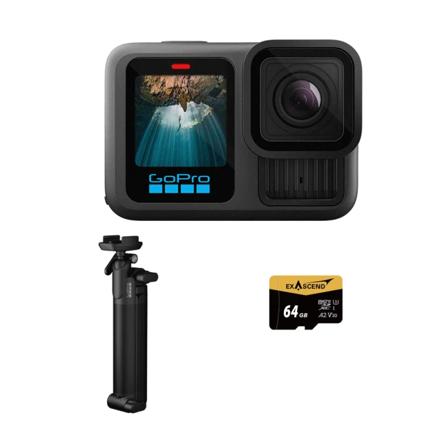 【GoPro】HERO12 Black 三向輕裝套組 (主機+三向多功能自拍桿2.0+原廠電池+64G記憶卡) 公司貨 歷史價格詳細信息