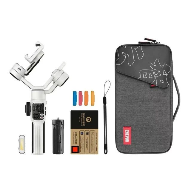 手機三軸穩定器VLOG手持雲臺智能跟拍帶補光燈Q09防抖單軸自拍杆 歷史價格詳細信息