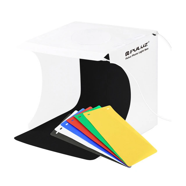 [PULUZ]胖牛LED攝影棚(30cm) 環形調光+三色背景 歷史價格詳細信息