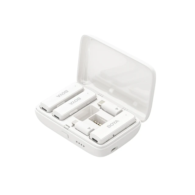 【BOYA 博雅】LINK 一對二雙通道無線領夾麥克風-白色(東城代理商公司貨) 價格比較,價格查詢,歷史價格詳細信息