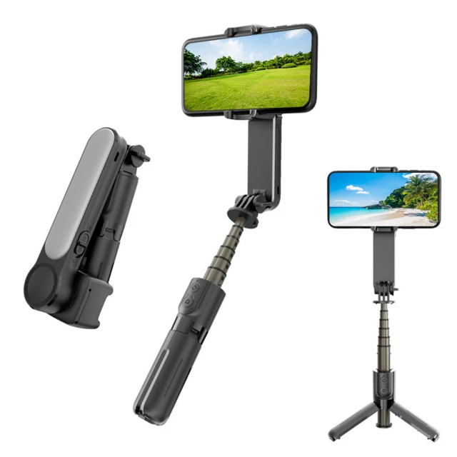 L09 穩定器自拍棒 mini 手機穩定器 藍芽自拍棒 自拍神器 自拍桿 手機腳架 自拍腳架 直播 補光燈 自拍棒 自拍 歷史價格詳細信息