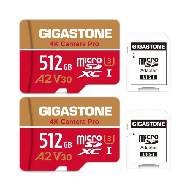 【2入組】Gigastone microSDXC UHS-I U3 A2(V30) 512G記憶卡(附轉卡) 歷史價格詳細信息