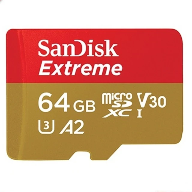 【SanDisk 晟碟】[極速升級 全新版] 64GB Extreme microSDXC V30 A2 記憶卡(讀取170MB/s 原廠永久保固) 價格比較,價格查詢,歷史價格詳細信息