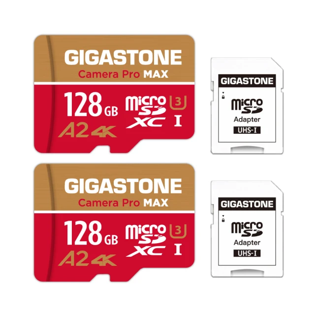 GIGASTONE Camera Pro MAX microSDXC UHS-Ⅰ U3 128GB攝影高速記憶卡-2入組(128G A2 4K) 歷史價格詳細信息