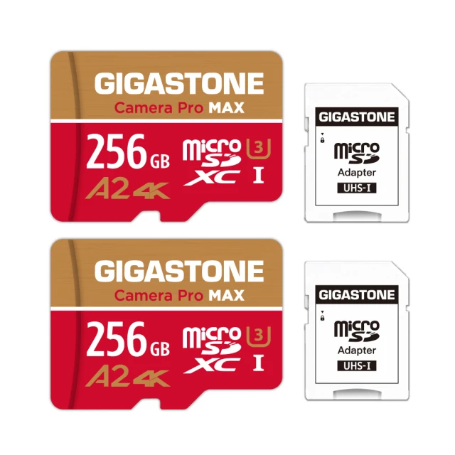 GIGASTONE Camera Pro MAX microSDXC UHS-Ⅰ U3 256GB攝影高速記憶卡-3入組(256G A2 4K) 歷史價格詳細信息