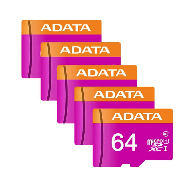 ADATA 威剛 Premier microSDXC UHS-I U1 64G記憶卡(附轉卡)-5入組 歷史價格詳細信息