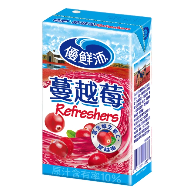 優鮮沛蔓越莓綜合果汁-經典原味250ml(18入/箱) 歷史價格詳細信息