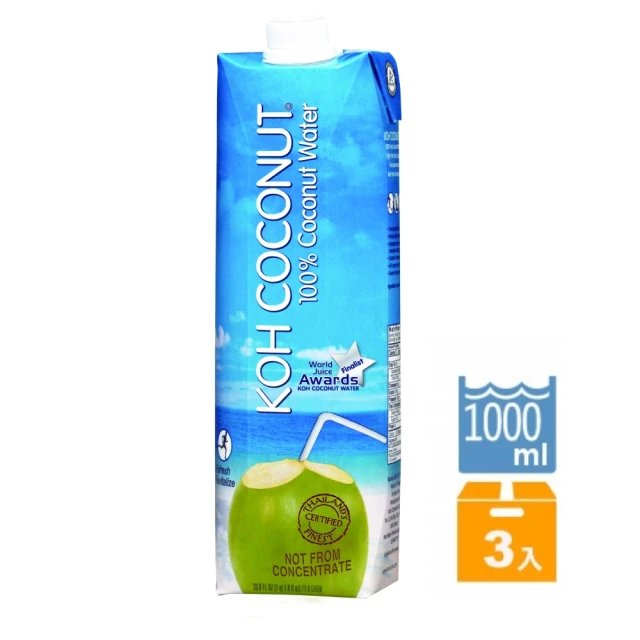 【KOH COCONUT 酷椰嶼】100%椰子水500mlx24入/箱 歷史價格詳細信息
