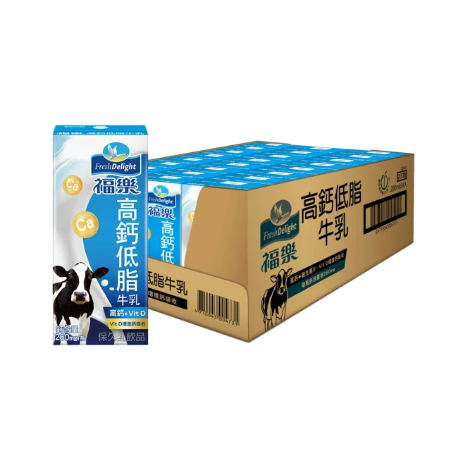 福樂低脂高鈣牛乳(保久乳)200ml毫升 x 6【家樂福】 歷史價格詳細信息