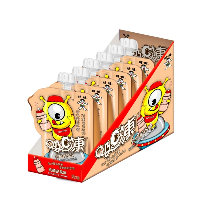 【旺旺】吸C凍可吸果凍-乳酸多果汁風味 90G*6入/盒 歷史價格詳細信息