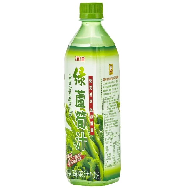 【津津】津津綠蘆筍汁飲料600ml(4入/組) 歷史價格詳細信息