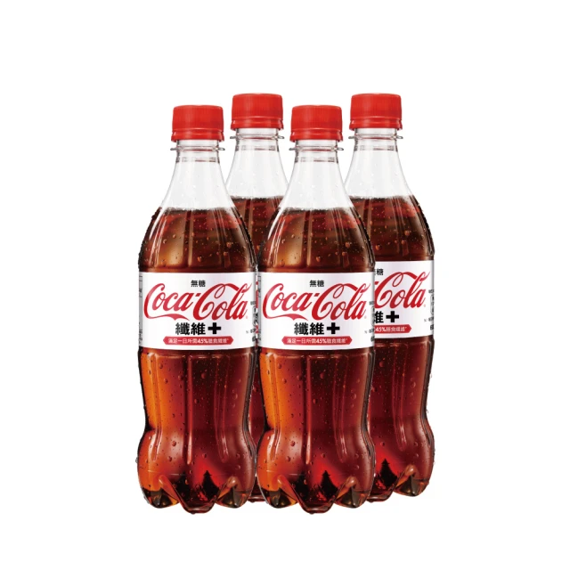 【Coca-Cola 可口可樂】纖維+ 易開罐330ml x2箱(共48入;24入/箱) 歷史價格詳細信息