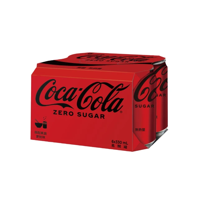 【Coca-Cola 可口可樂ZERO SUGAR】無糖零卡易開罐330mlx24入/箱 歷史價格詳細信息