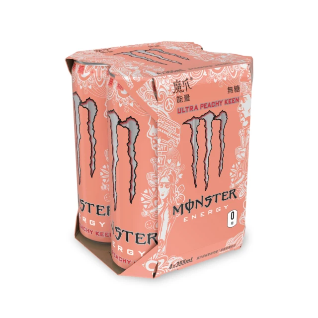 【Monster Energy 魔爪】超越仙境碳酸能量飲料 易開罐355ml x24入/箱(無糖) 歷史價格詳細信息