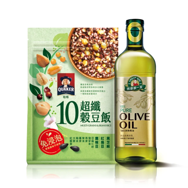 【QUAKER 桂格】免浸泡5+超纖穀飯1kgx3 歷史價格詳細信息