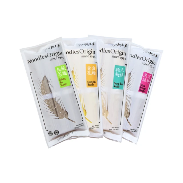 大呷麵本家 黑芝麻/糙米/烏龍茶/金盞花麵條x4包(300g/包) 經濟包 歷史價格詳細信息