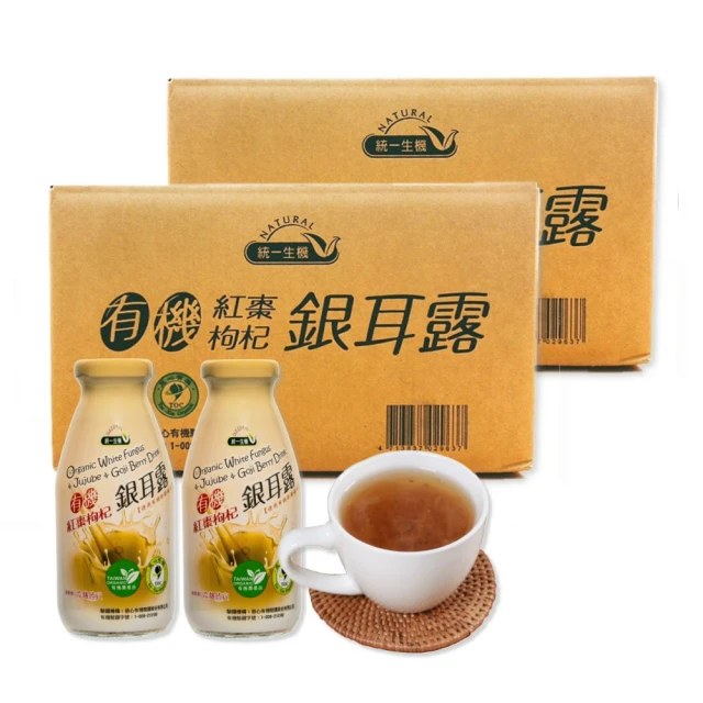 【統一生機】有機紅棗黑木耳露( (24入/箱) 早安健康嚴選 歷史價格詳細信息