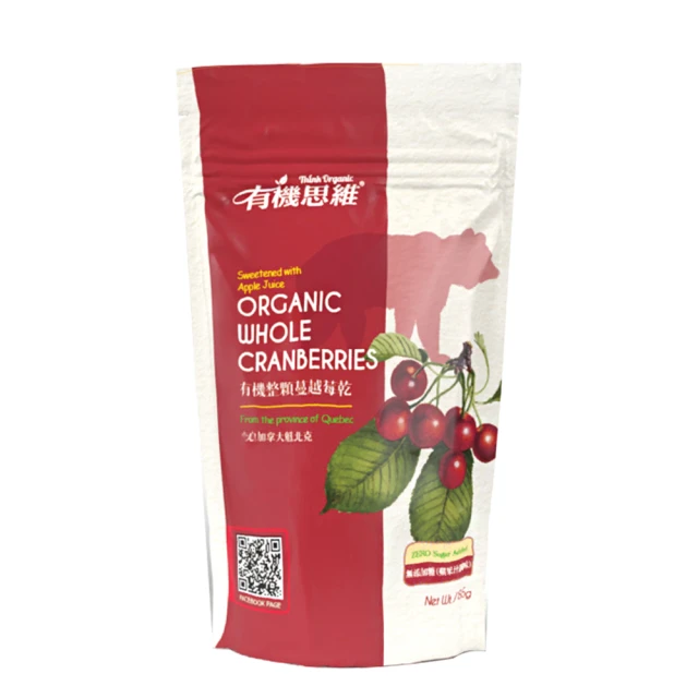 【有機思維】有機整顆蔓越莓乾85g 歷史價格詳細信息