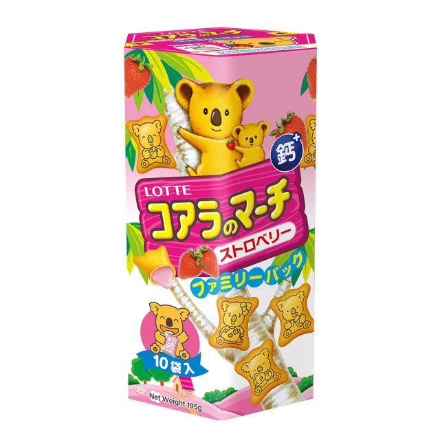 樂天小熊餅家庭號草莓風味 195g  【大潤發】 歷史價格詳細信息