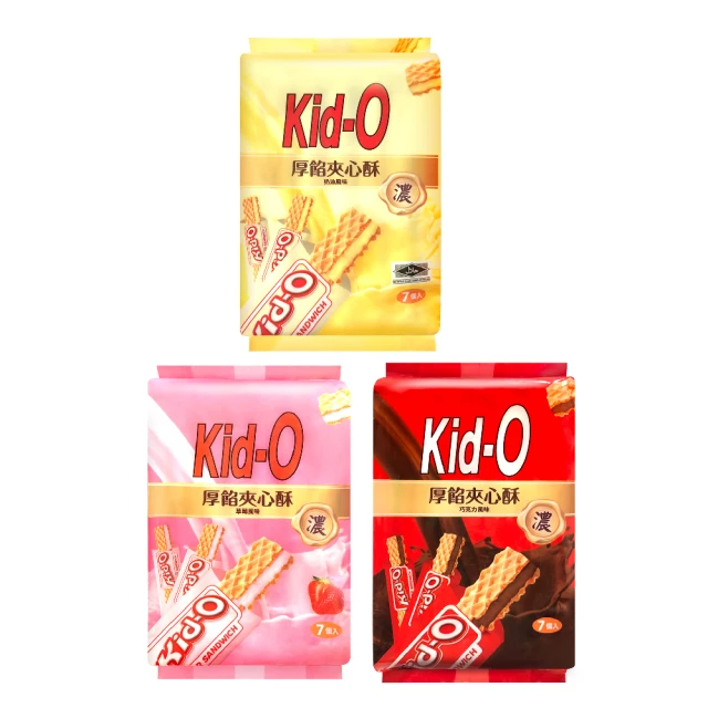 【KID-O】厚餡夾心酥91g-任選(奶油/巧克力/草莓) 價格比較,價格查詢,歷史價格詳細信息