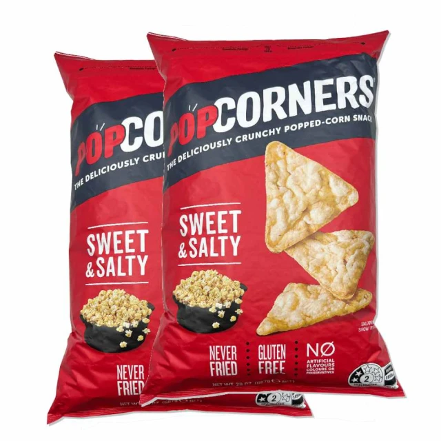 【美式賣場】PopCorners 爆米花脆片 鹹甜口味x2袋組(567g/袋) 歷史價格詳細信息