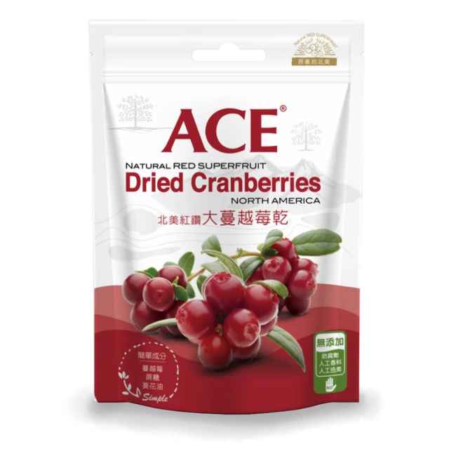 ACE 大蔓越莓乾 180g/袋 大樹 歷史價格詳細信息