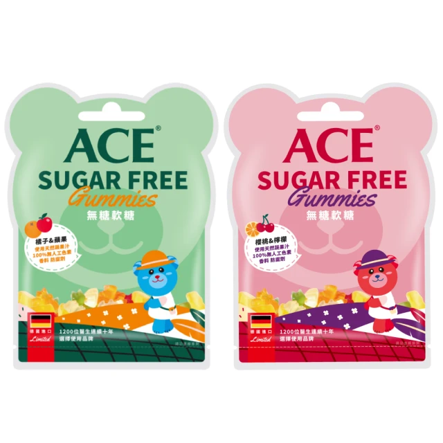 【ACE】ZERO SUGAR Q軟糖(蘋果橘子40g/袋) 歷史價格詳細信息