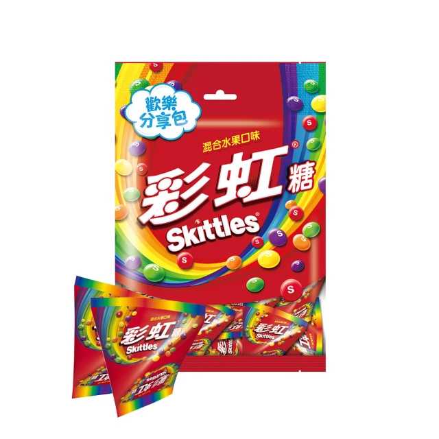 【Skittles彩虹糖】混合水果口味量販包 樂享包 135g (9g*15) 歷史價格詳細信息