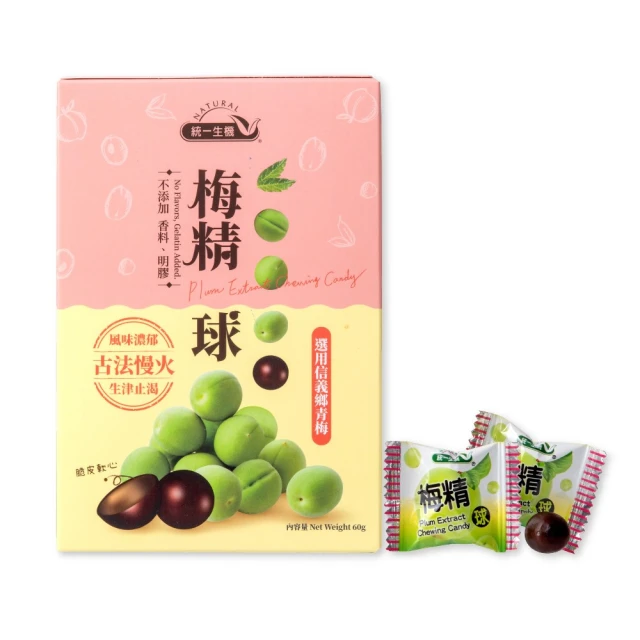 統一生機 梅精球60g 盒 大樹 歷史價格詳細信息