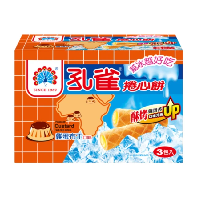 孔雀 捲心餅-雞蛋布丁[大買家] 歷史價格詳細信息