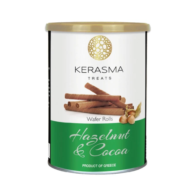 希臘 Kerasma 享樂捲心酥 400g-三種口味 檸檬/可可榛果/花生 現貨  蝦皮直送 歷史價格詳細信息